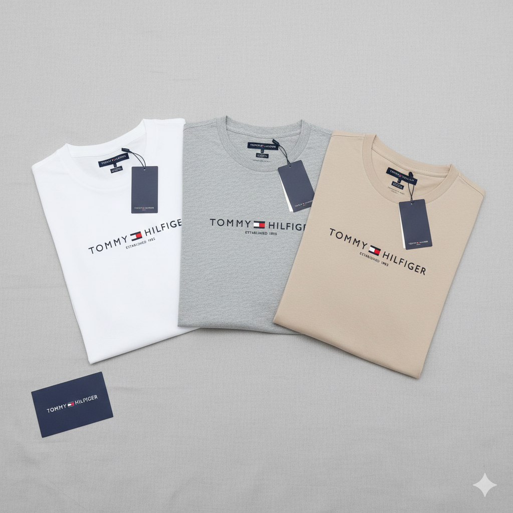 Playera Tomy Hilfger Logotipo Clásico - Elegancia Casual y Confort Atemporal